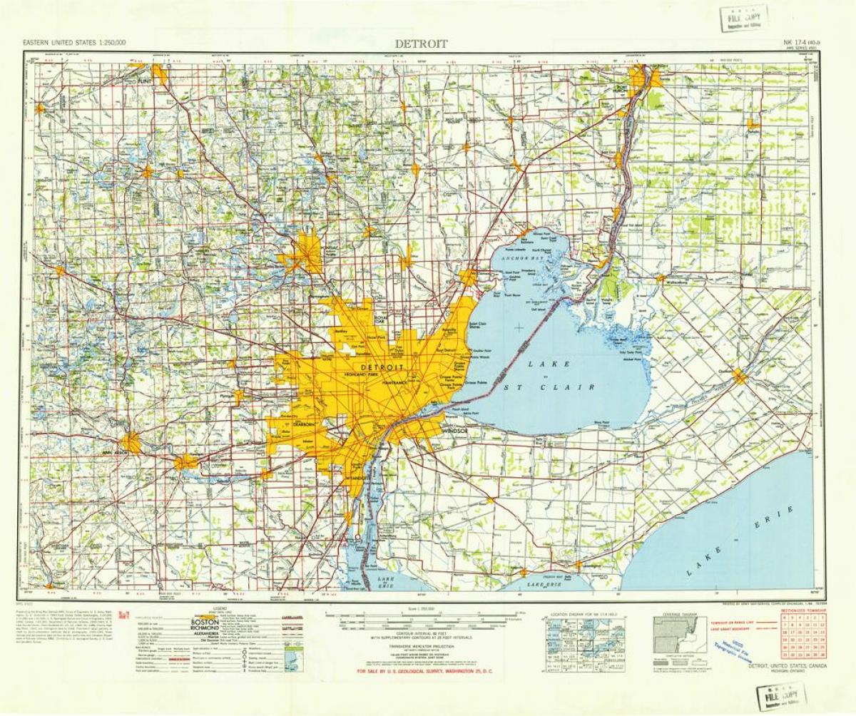 Detroit v nás mapě