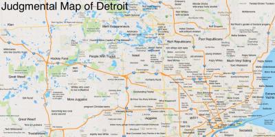Kritický mapa Detroit